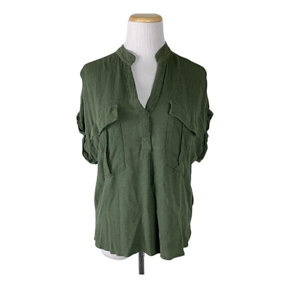 Maeve by Anthropologie Olive Green Top Size Small - Picture 1 of 8